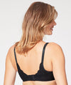 Cake Maternity Truffles Moulded Lace Cup Plunge Nursing Bra - Black Bras