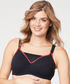 Cake Maternity Zest Flexi Wire High Impact Maternity & Nursing Sports Bra - Black Bras