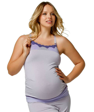 Cake Maternity Sugar Plum Maternity & Nursing Camisole - Mauve Maternity