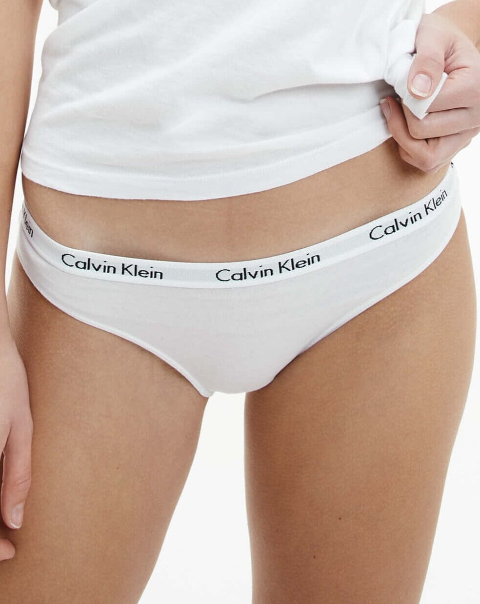 Calvin Klein Carousel 3 Pack Bikini Brief - Black/Grey Heather/White - Curvy