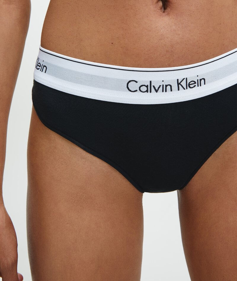 Calvin Klein Modern Cotton Bikini Brief - Black Knickers 