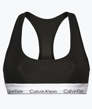 thumbnailCalvin Klein Modern Cotton Unlined Bralette - Black Bras 