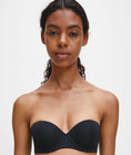 Calvin Klein Strapless Capsule Push Up Strapless Bra - Black Swatch Image