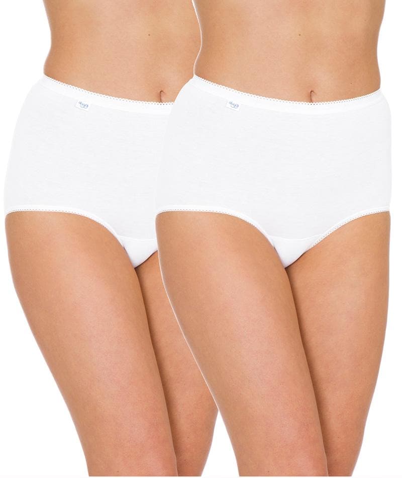 Pack of 2 maxi knickers with tummy control in cotton Sloggi