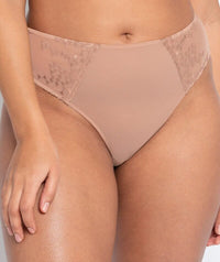 Curvy Kate Centre Stage Deep Thong - Latte