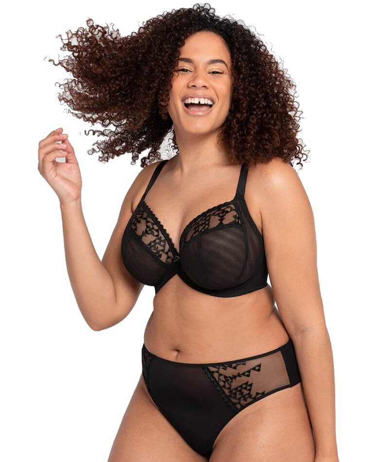 Curvy Kate Centre Stage Full Plunge Bra - Black