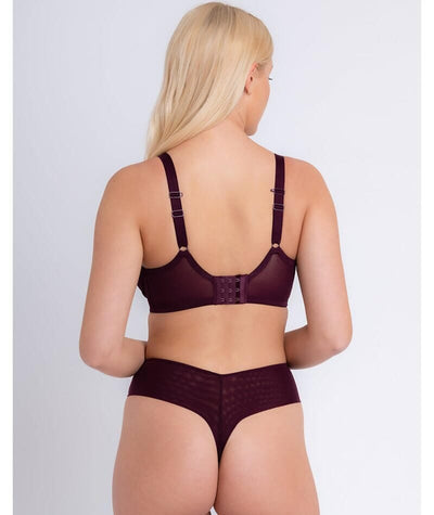 Curvy Kate Centre Stage Deep Thong - Fig Purple Knickers