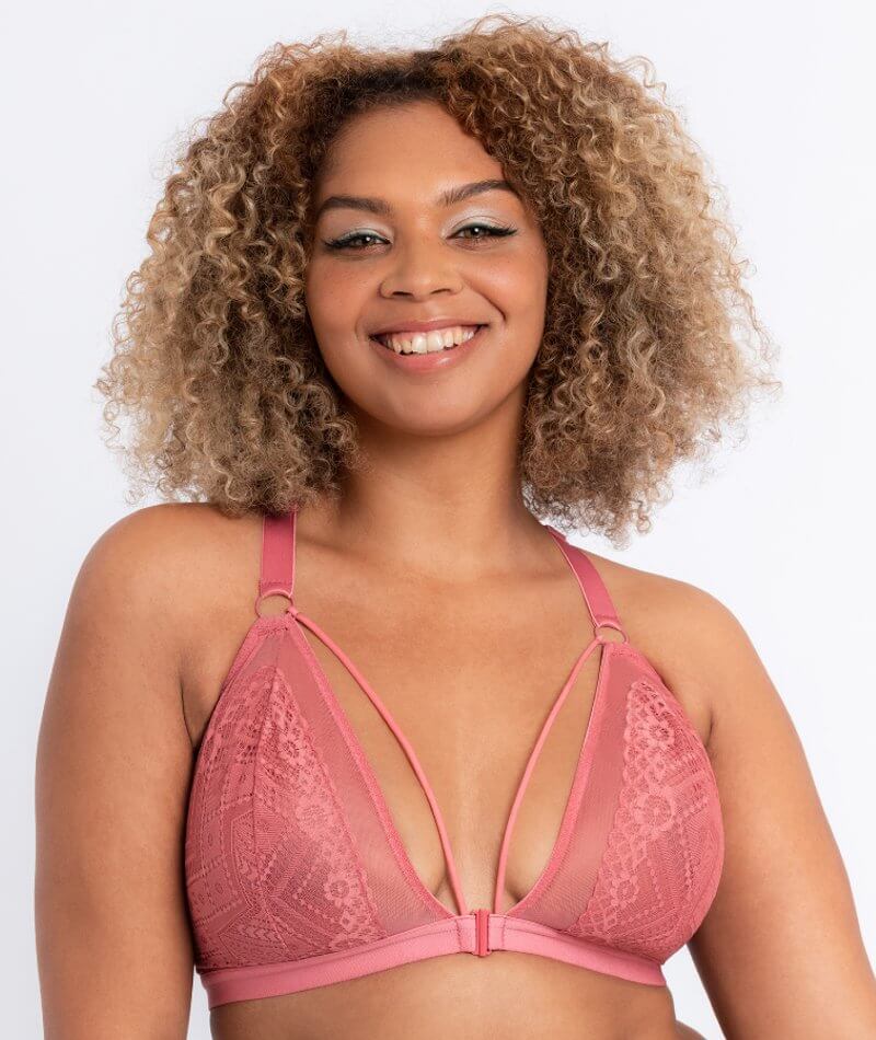 Glamorise Magiclift Front-Closure Support Wire-Free Bra - Blush