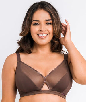thumbnailCurvy Kate Get Up and Chill Bralette - Cocoa Bras 