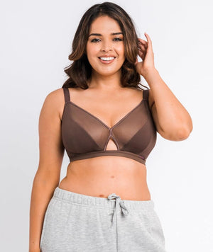 thumbnailCurvy Kate Get Up and Chill Bralette - Cocoa Bras 