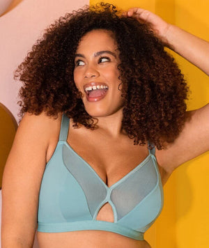 thumbnailCurvy Kate Get Up and Chill Wire-free Bralette - Sage Green Bras 