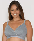Curvy Kate In My Dreams Soft Cup Wire-Free Bralette - Grey/Peach Swatch Image