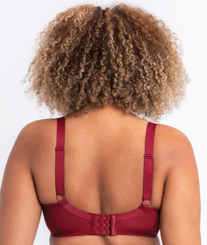 Curvy Kate Lifestyle Plunge Bra - Deep Red Bras 