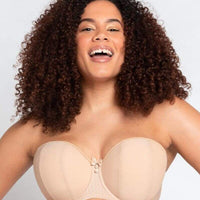 Curvy Kate Luxe Strapless Bra - Biscotti