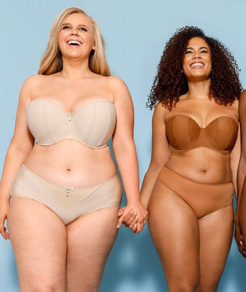 Curvy Kate Luxe Strapless Bra Biscotti Curvy