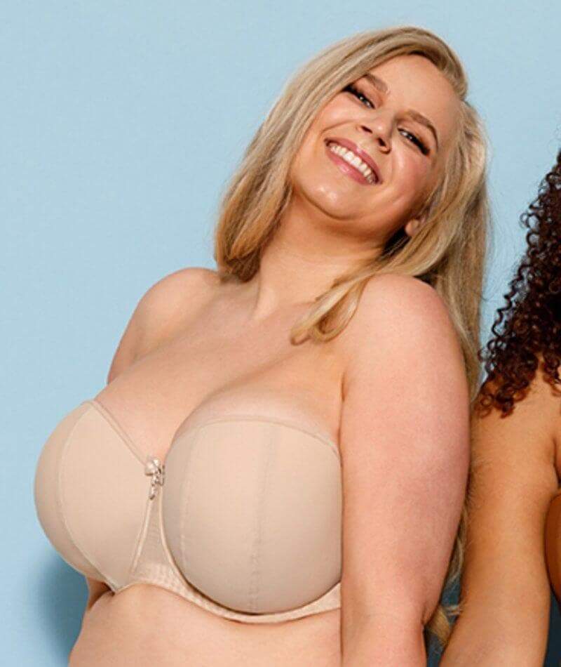 Curvy Kate Luxe Strapless Bra - Biscotti