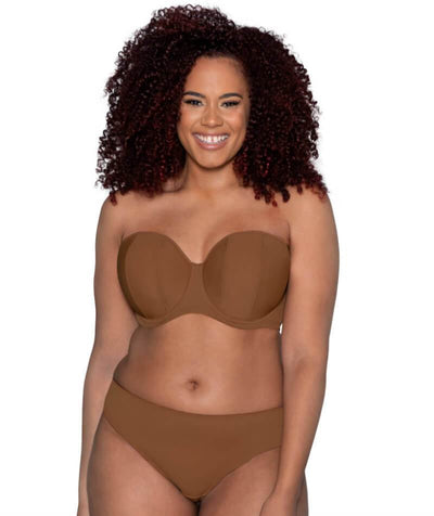 Curvy Kate Luxe Strapless Bra - Caramel Bras