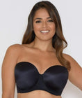 Curvy Kate Smoothie Strapless Moulded Bra - Black Swatch Image