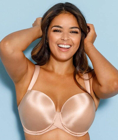 Curvy Kate Smoothie T-Shirt Balcony Moulded Bra - Latte Bras