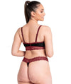 Curvy Kate Twice the Fun Reversible Thong - Oxblood/Black Knickers
