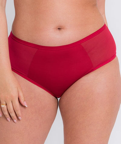 Curvy Kate Wonderfully Short - Strawberry Red Knickers