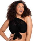 Curvy Kate Wrapsody Bandeau Bikini Top - Black Swatch Image
