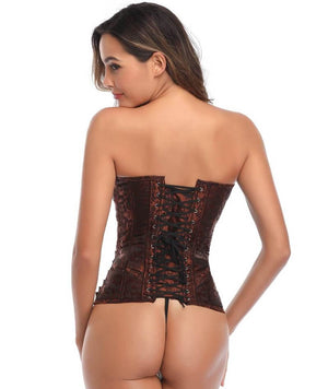 Curvy High Quality Retro Corset - Red Corsets 