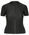 Capriosca Plain Short Sleeve Wetshirt - Black Swim