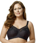 Elila Embroidered Wire-Free Bra - Black Swatch Image