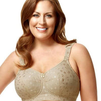 Elila Jacquard Wire-Free Bra - Nude