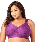 Buy Elila Jacquard Full Coverage Full Support Softcup 1305 Lilac 34 F,  Lilac, 34F at