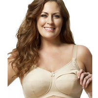 Elila Cotton Cup Wire-Free Nursing Bra - Nude