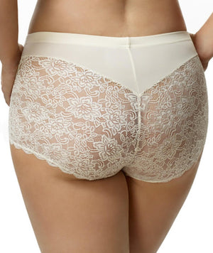 thumbnailElila Cheeky Stretch Lace Brief - Ivory Knickers 