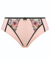 Elomi Carrie High Leg Brief - Ballet Pink Knickers