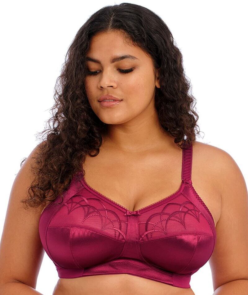 Elomi Cate Soft Cup Wirefree Bra Berry Curvy