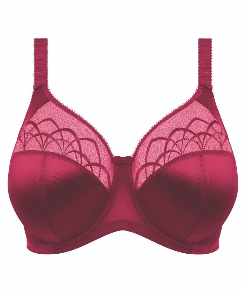 Elomi Cate Underwired Full Cup Banded Bra - Pinegrove - Curvy Bras