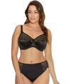 Elomi Cate Underwired Full Cup Banded Bra - Black Bras