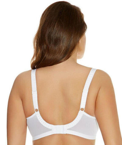 Elomi Cate Underwired Full Cup Banded Bra - White Bras