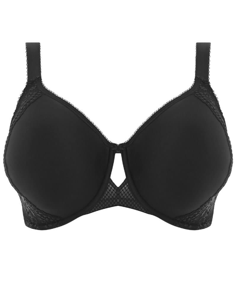 Elomi Charley Underwired Moulded Spacer Bra - Black Bras 