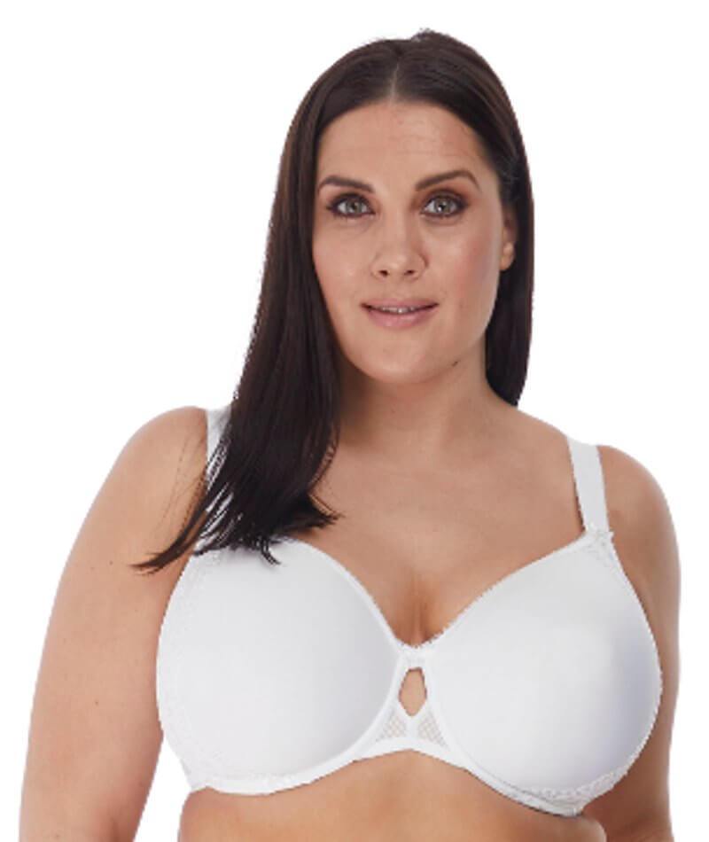 Elomi Charley Underwired Moulded Spacer Bra - White Bras 12G White 