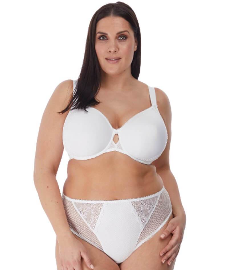 Elomi Charley Underwired Moulded Spacer Bra - White Bras 