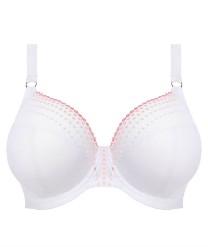 Elomi Matilda Underwired Plunge Bra - White Bras 