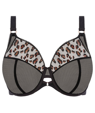 Elomi Namrah Underwired Bandless Plunge Bra - Black Bras