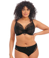 Elomi Priya Underwired Plunge Bra - Black Bras