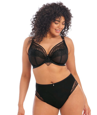 Elomi Priya Underwired Plunge Bra - Black Bras