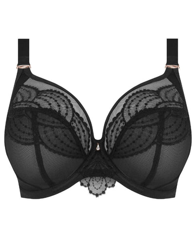 Elomi Priya Underwired Plunge Bra - Black Bras