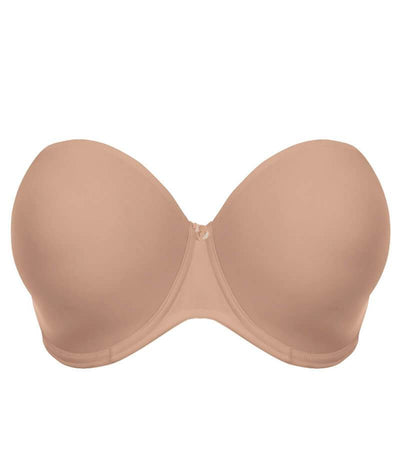 Elomi Smooth Underwired Moulded Strapless Bra - Sahara Bras