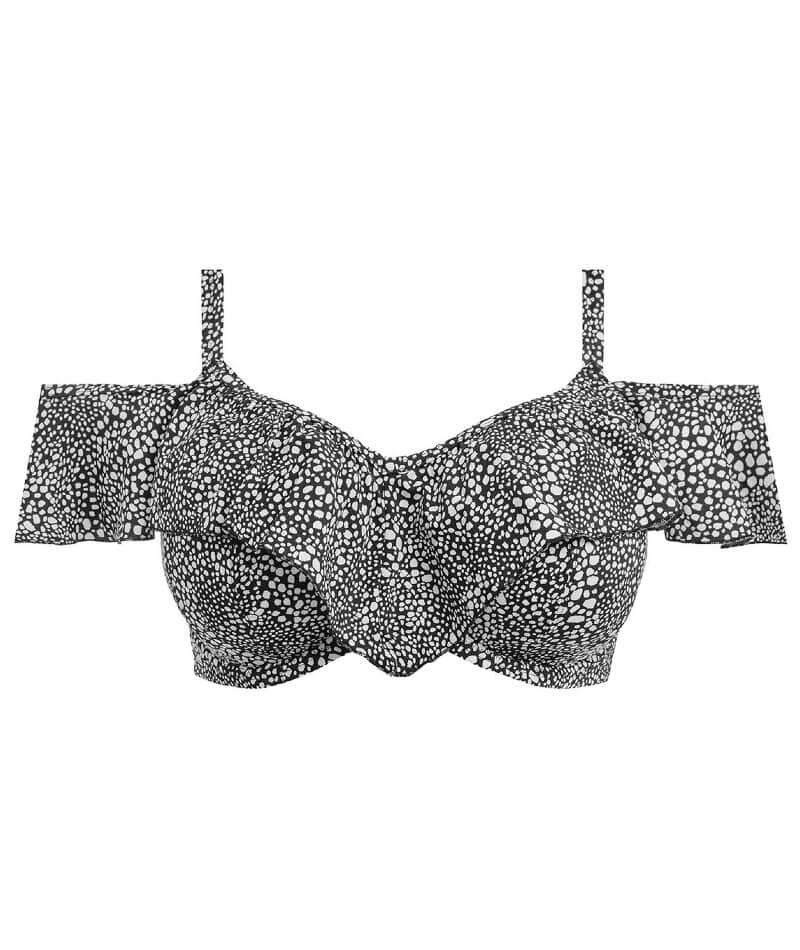 Elomi Swim Pebble Cove Underwired Bikini Top - Black Swim 