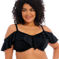 Elomi Swim Plain Sailing Underwired Bikini Top - Black