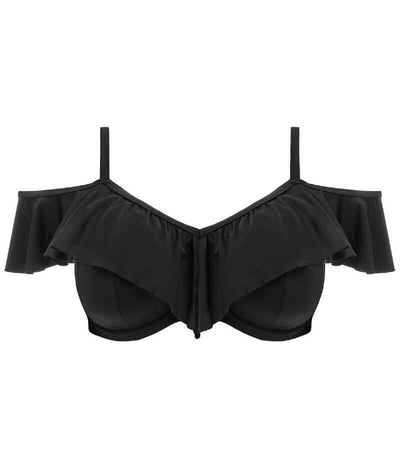 Elomi Swim Plain Sailing Underwired Bikini Top - Black Swim